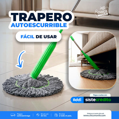 Trapero con sistema Autoescurrible