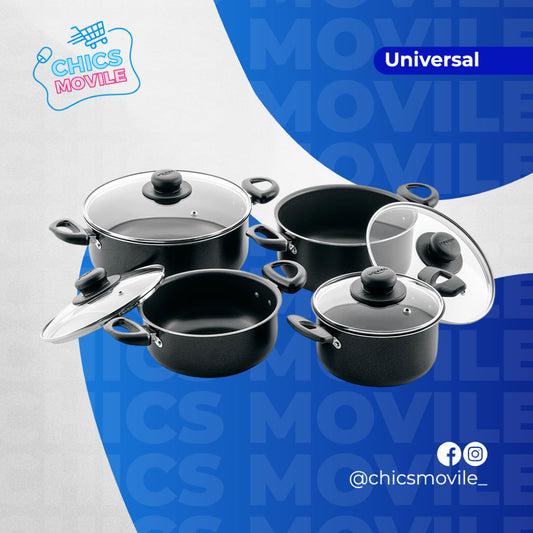 Set de Ollas Aliada 8 Piezas UNIVERSAL