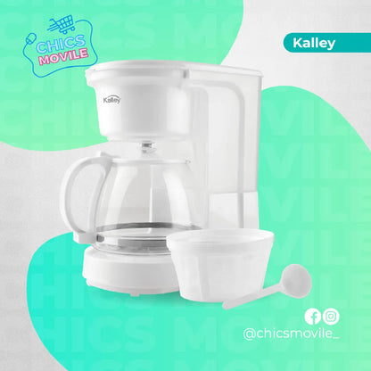 Cafetera KALLEY 8 Tazas K-CM100K Blanco - Chics Movile