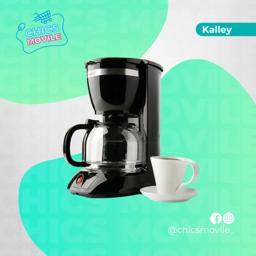 Cafetera KALLEY 12 tazas K-CM500K Negro - Chics Movile