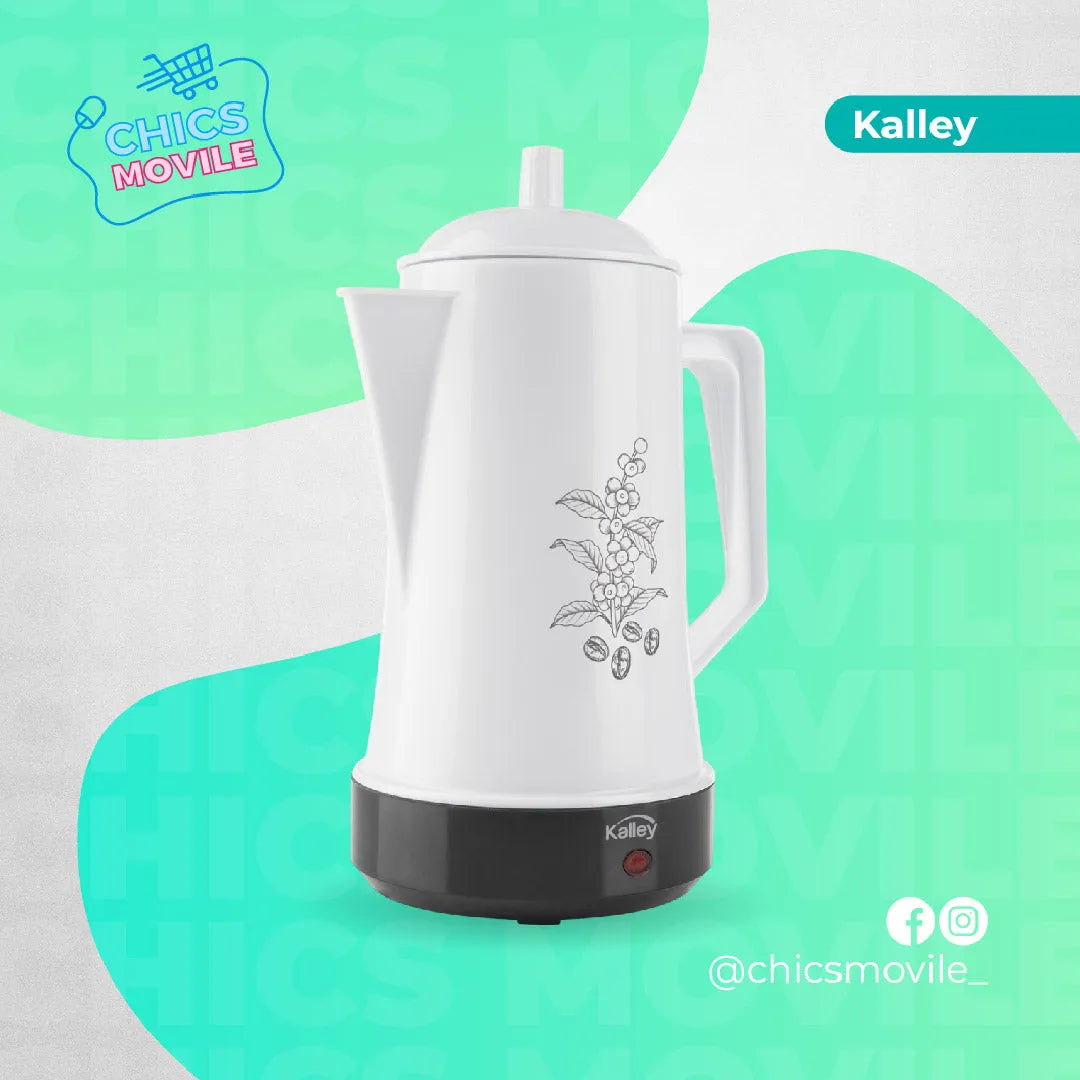 Cafetera KALLEY 6 tazas K-CMP1502 Blanco - Chics Movile