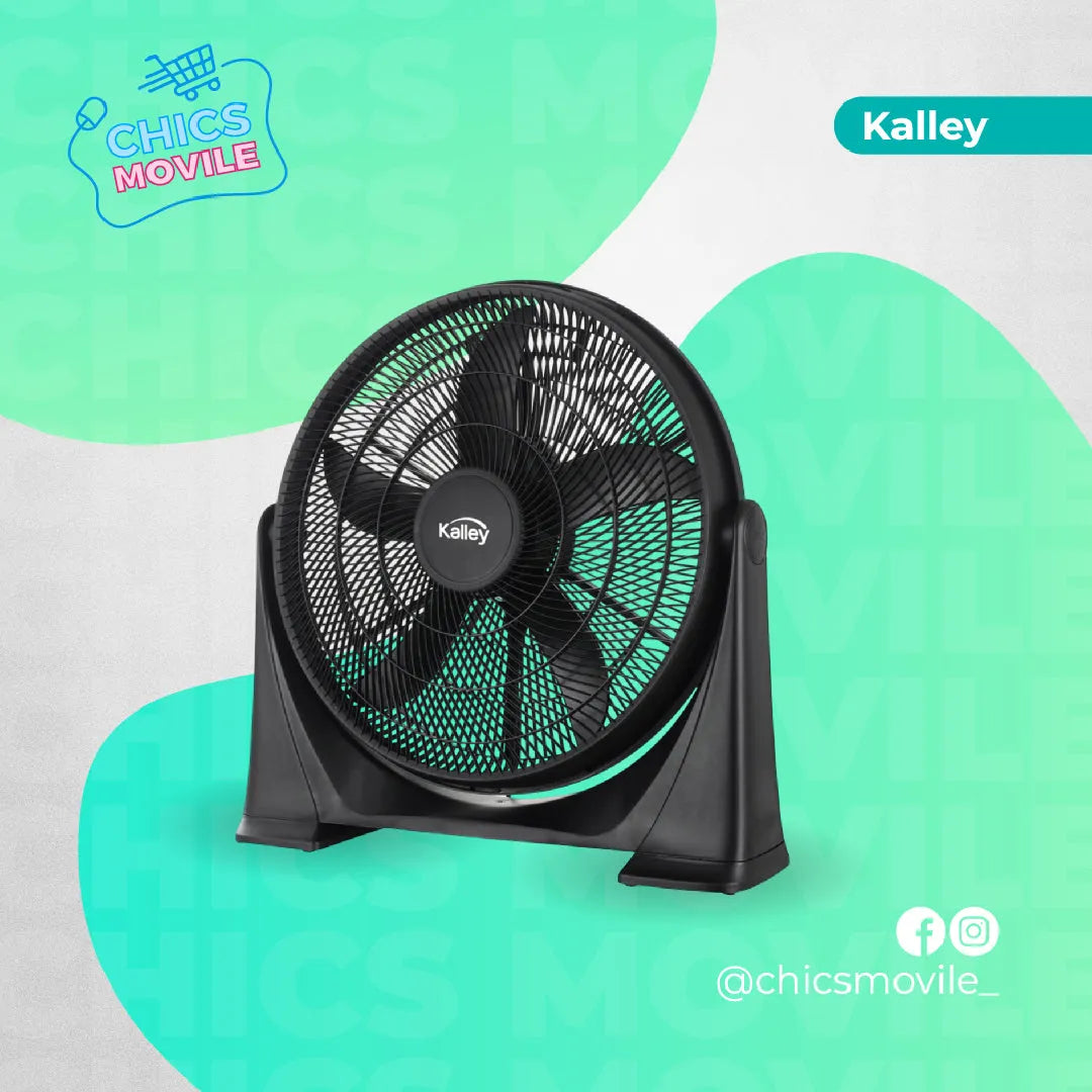 Ventilador de Piso KALLEY K-VP100P Negro - Chics Movile