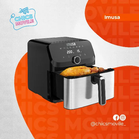 Freidora de Aire IMUSA Easy Fry MEGA 7.5L Digital Negra - Chics Movile