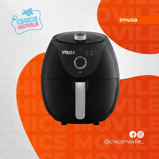 Freidora de Aire IMUSA Airfryer Esencial 3.2L Negra - Chics Movile