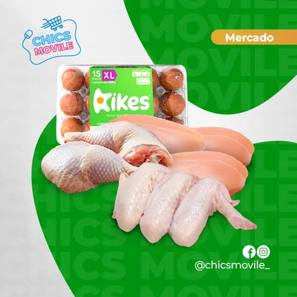 Combo Familiar de Carnes y Huevos - Chics Movile