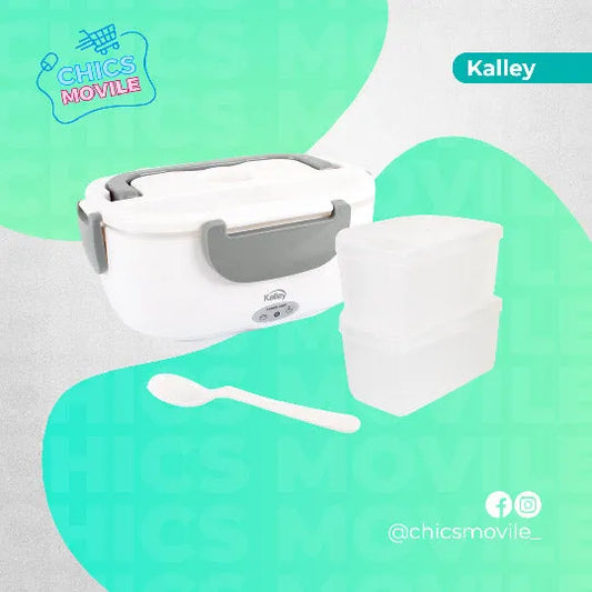 Lonchera Eléctrica KALLEY K-MLE60A2 Blanco-Gris - Chics Movile