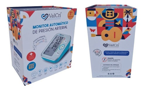 Tensiómetro Digital De brazo Valcri Modelo B22 con altavoz – Chics Movile