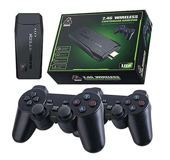 Consola Videojuegos 4k Retro Classic Gamer + 2 Controles inalambricos