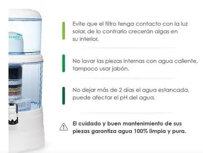Filtro Purificador De Agua Ecotrade 14 Litros 💧 - Chics Movile