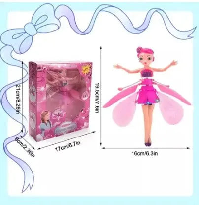 Juguete Para Niña Hada Voladora Con Luces Bateria Recargable 🧚🏻‍♂️🧚🏻‍♀️👸🏻 - Chics Movile