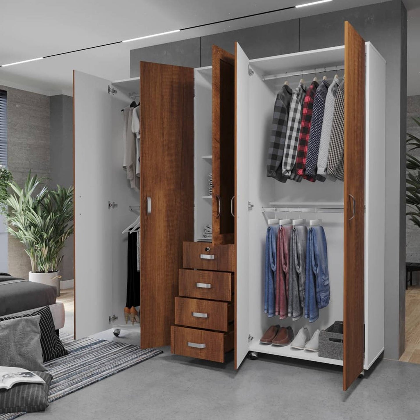 Closet ATLAS con Espejo