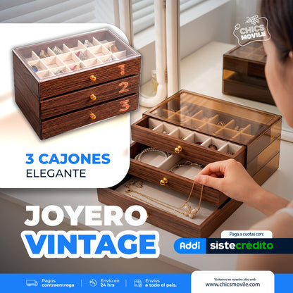 Organizador de Joyas de Madera
