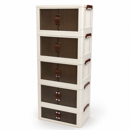 Estante Plegable de 5 Niveles | Organizador Zapatero Multifuncional para el Hogar